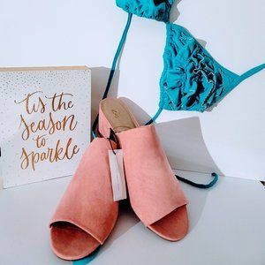 Faux-Suede Mule Slide Sandal - New York & Co